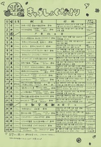 給食便り11月