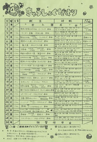 給食便り4月