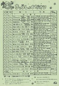 給食便り4月