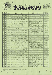 給食便り6月