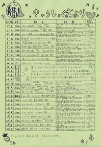 給食便り8月