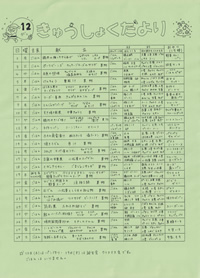 給食便り12月