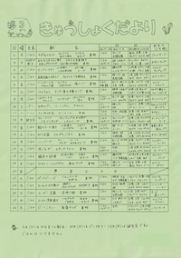 給食便り3月