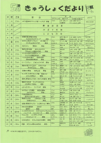 給食便り5月